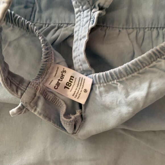 CARTER’S | Blue | Chambray Romper - Picture 6 of 6